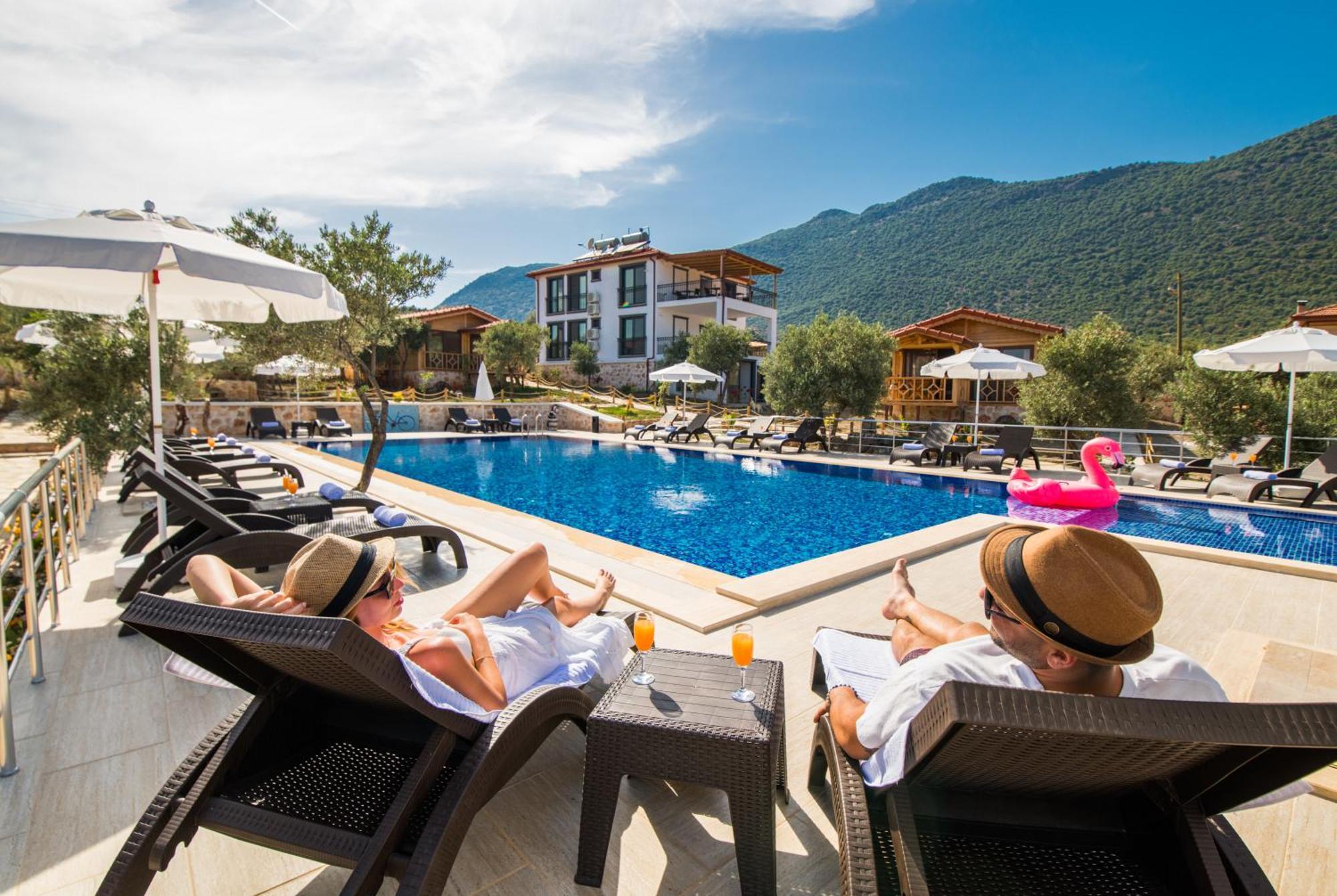 Doganin Ruhu Hotel & Bungalow カシュ エクステリア 写真